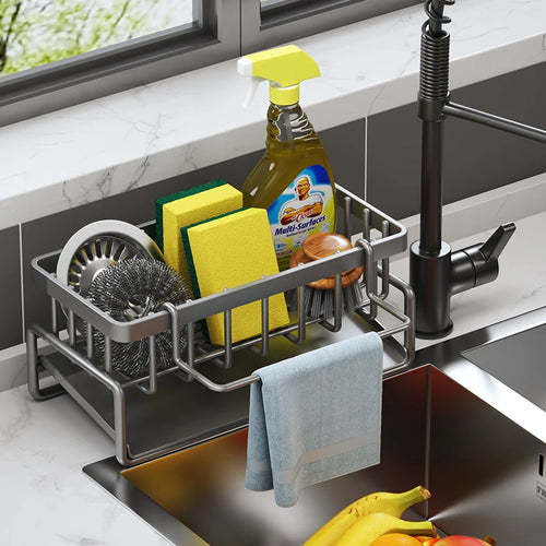 Kitchen Storage Shelf with Drainage Rack